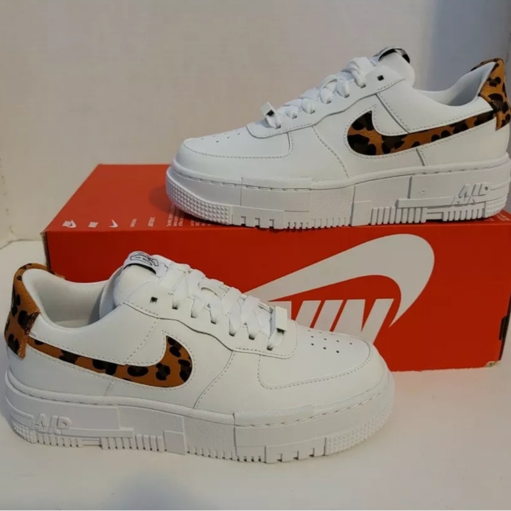 WMN 7.5 Nike Airforce Leopard